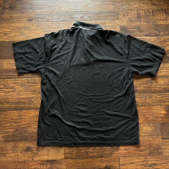 Port Authority Colorblock Polo Shirt Black & Grey XL - Picture 3 of 5